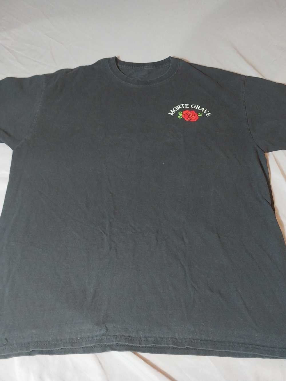 Spencer's Morte Grave Grim Reaper Rose Graphic Tee #449